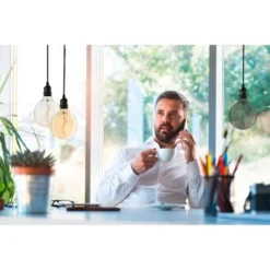 Amare LED-Glaskugel Glow 3er Set Mit Batterie Klar, Gold & Smokey -Angebote Licht Welt Store 4251083910076 4655 04