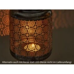 Amare LED-Solarlaterne Metall Gold Fein 13 Amare LED-Solarlaterne Metall Gold Fein -Angebote Licht Welt Store 4251083910809 4655 05