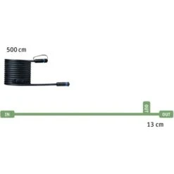 Paulmann Plug & Shine Kabel 1-in/2-out Schwarz 5 M IP68 -Angebote Licht Welt Store 4950044 2425 7