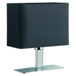 Tischleuchte Ming Schwarz