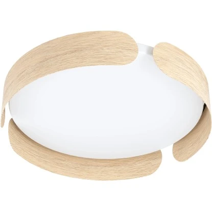 Eglo LED-Deckenleuchte Valcasotto Ø 35 Cm Braun-Weiß 1 Eglo LED-Deckenleuchte Valcasotto Ø 35 Cm Braun-Weiß