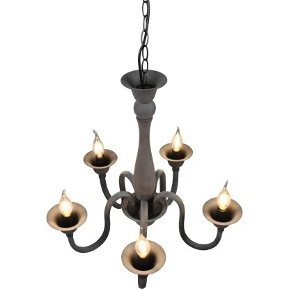 Trio Lüsterkrone Elsa 5xE14 Anthrazit 1 Trio Lüsterkrone Elsa 5xE14 Anthrazit