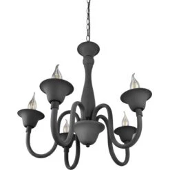 Trio Lüsterkrone Elsa 5xE14 Anthrazit 10 Trio Lüsterkrone Elsa 5xE14 Anthrazit -Angebote Licht Welt Store 5035936 2451 5