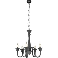 Trio Lüsterkrone Elsa 5xE14 Anthrazit 11 Trio Lüsterkrone Elsa 5xE14 Anthrazit -Angebote Licht Welt Store 503593 2451 0 1