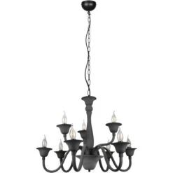 Trio Lüsterkrone Elsa 9xE14 Anthrazit -Angebote Licht Welt Store 5035944 2451 3