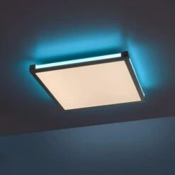 Leuchten Direkt LED-Deckenleuchte Mario Schwarz 45 Cm X 45 Cm CCT/ RGB -Angebote Licht Welt Store 507832 2426 14