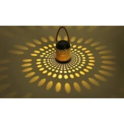 Globo LED-Solaraußenleuchte Laterne In Bambusoptik Zum Hängen Oder Stellen -Angebote Licht Welt Store 573310 3749 3