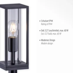 Paul Neuhaus Wegeleuchte Emil Anthrazit 80 Cm -Angebote Licht Welt Store 585213 2426 S 04