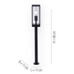 Paul Neuhaus Wegeleuchte Emil Anthrazit 80 Cm -Angebote Licht Welt Store 585213 2426 VM 07