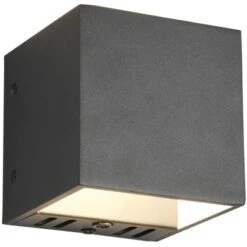 Trio LED Wandleuchte Figo Schwarz Matt 100 Mm X 100 Mm X 100 Mm