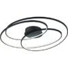 Trio LED Deckenleuchte Gale Schwarz Matt 145 Mm X 800 Mm X 650 Mm