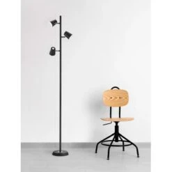 Trio LED Stehleuchte Narcos Schwarz Matt 1540 Mm X 280 Mm X 180 Mm -Angebote Licht Welt Store 593487 2451 8