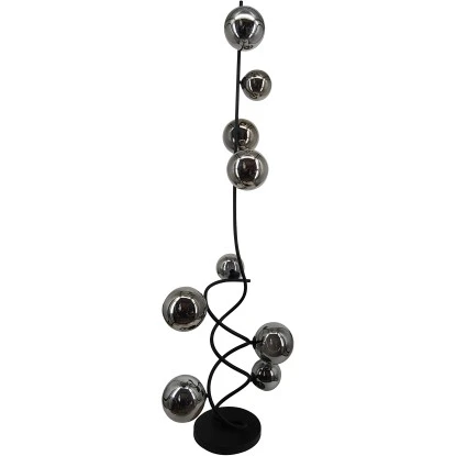 Globo LED-Stehleuchte Riha Ø 25 Cm Metall Schwarz Matt 1 Globo LED-Stehleuchte Riha Ø 25 Cm Metall Schwarz Matt