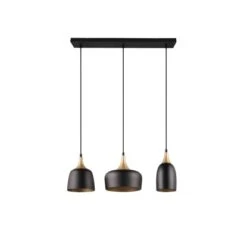 Trio Pendelleuchte Chiraz 3-flammig Schwarz Matt 63 Cm X 20 Cm -Angebote Licht Welt Store 612187 2451 5