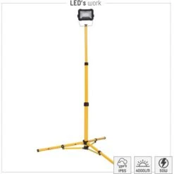 LED-Arbeitsleuchte 50 W 4200 Lm 4000 K IP65 Mit 163 Cm Stativ 15 LED-Arbeitsleuchte 50 W 4200 Lm 4000 K IP65 Mit 163 Cm Stativ -Angebote Licht Welt Store 692658 11020200 07