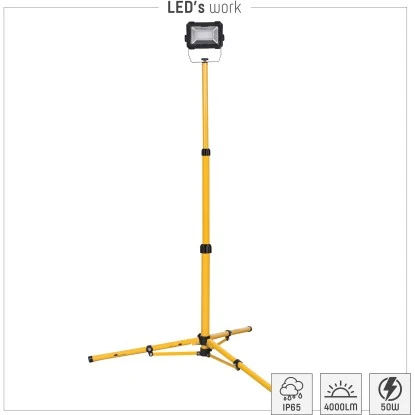LED-Arbeitsleuchte 50 W 4200 Lm 4000 K IP65 Mit 163 Cm Stativ 8 LED-Arbeitsleuchte 50 W 4200 Lm 4000 K IP65 Mit 163 Cm Stativ – Bild 8