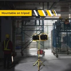 LED-Hybrid Arbeitsstrahler 47 W 5500 Lm 5000 K IP54 Baustellentauglich -Angebote Licht Welt Store 692672 11020200 04