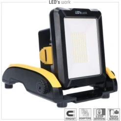 LED-Akku-Arbeitsleuchte 20 W 2900 Lm 5000 K IP54 Baustellentauglich -Angebote Licht Welt Store 692674 11020200 05