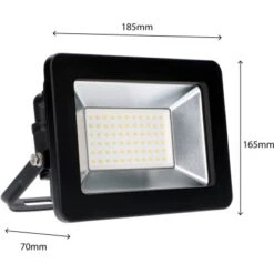 LED-Strahler 4000 K IP65 Sanan LED 50 W 5500 Lm Schwarz -Angebote Licht Welt Store 692698 11020200 06
