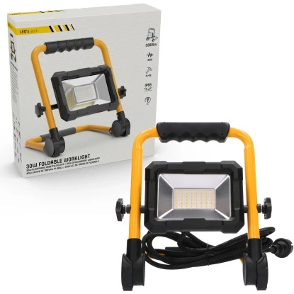 LED-Arbeitsleuchte 30 W 3300 Lm 4000 K IP65 Gelb 4 LED-Arbeitsleuchte 30 W 3300 Lm 4000 K IP65 Gelb – Bild 4