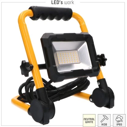LED-Arbeitsleuchte 30 W 3300 Lm 4000 K IP65 Gelb 5 LED-Arbeitsleuchte 30 W 3300 Lm 4000 K IP65 Gelb – Bild 5