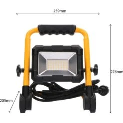 LED-Arbeitsleuchte 30 W 3300 Lm 4000 K IP65 Gelb 14 LED-Arbeitsleuchte 30 W 3300 Lm 4000 K IP65 Gelb -Angebote Licht Welt Store 692869 11020200 05