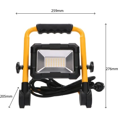 LED-Arbeitsleuchte 30 W 3300 Lm 4000 K IP65 Gelb 6 LED-Arbeitsleuchte 30 W 3300 Lm 4000 K IP65 Gelb – Bild 6