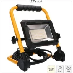 LED-Arbeitsleuchte 50 W 5500 Lm 4000 K IP65 Gelb -Angebote Licht Welt Store 692898 11020200 04