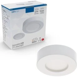 Einbaustrahler 6 W 500 Lm CCT Ø 10 Cm Dimmbar Opal -Angebote Licht Welt Store 693018 11020200 06