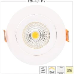 Spot 4,5 W 350 Lm CCT 2000-2700 K Ø 6,8 Cm Dimmbar Weiß -Angebote Licht Welt Store 693099 11020200 08