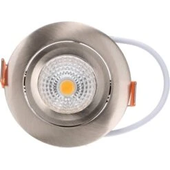 Spot 4,5 W 350 Lm CCT 2000-2700 K Ø 6,8 Cm Dimmbar Nickel -Angebote Licht Welt Store 693110 11020200 13