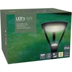 Solarleuchte Lima Mit Erdspieß 4 Lm 3000 K IP44 Schwarz -Angebote Licht Welt Store 693192 11020200 04