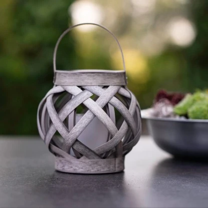 Laterne Mit Solarkerze Durban 2 Lm 2000 K IP44 Sensor Grau 4 Laterne Mit Solarkerze Durban 2 Lm 2000 K IP44 Sensor Grau – Bild 4