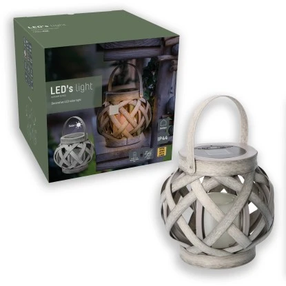 Laterne Mit Solarkerze Durban 2 Lm 2000 K IP44 Sensor Grau 6 Laterne Mit Solarkerze Durban 2 Lm 2000 K IP44 Sensor Grau – Bild 6