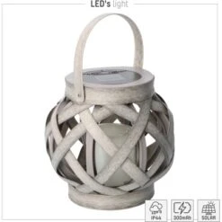 Laterne Mit Solarkerze Durban 2 Lm 2000 K IP44 Sensor Grau 13 Laterne Mit Solarkerze Durban 2 Lm 2000 K IP44 Sensor Grau -Angebote Licht Welt Store 693209 11020200 07