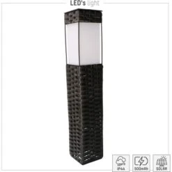 Solar-Wegeleuchte Muscat 5 Lm 2700 K IP44 Sensor Schwarz -Angebote Licht Welt Store 693225 11020200 08