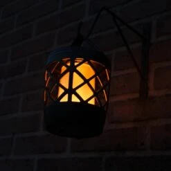 Solar-Laterne Rapanui Mit Erdspieß 2 W 50 Lm 1500 K IP65 Sensor Schwarz -Angebote Licht Welt Store 693233 11020200 04