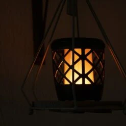 Solar-Laterne Rapanui Mit Erdspieß 2 W 50 Lm 1500 K IP65 Sensor Schwarz -Angebote Licht Welt Store 693233 11020200 06