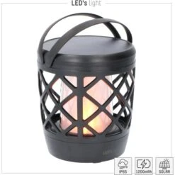 Solar-Laterne Rapanui Mit Erdspieß 2 W 50 Lm 1500 K IP65 Sensor Schwarz -Angebote Licht Welt Store 693233 11020200 10