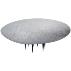 LED Bodenlicht Seol 9 W 940 Lm 2700 K IP65 E27 Mit Sensor Grau