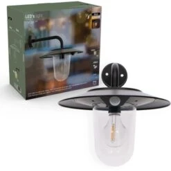 Solar-Wandleuchte Lagos 300 Lm 2200 - 2700K IP44 Schwarz -Angebote Licht Welt Store 693359 11020200 03