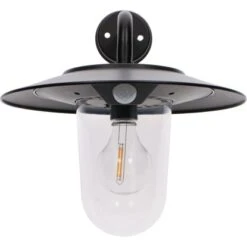 Solar-Wandleuchte Lagos 300 Lm 2200 - 2700K IP44 Schwarz -Angebote Licht Welt Store 693359 11020200 05