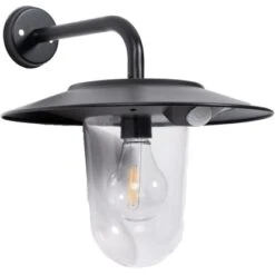 Solar-Wandleuchte Lagos 300 Lm 2200 - 2700K IP44 Schwarz -Angebote Licht Welt Store 693359 11020200 08