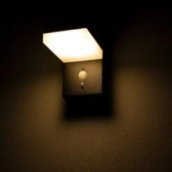 Solar-Wandleuchte 3,3 W 600 Lm 2700 K IP44 Sensor Schwarz -Angebote Licht Welt Store 693362 11020200 03