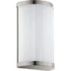 Eglo LED-Wandlampe Cupella Weiß-Nickel Matt