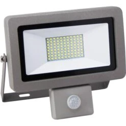 LED-Strahler Mit Sensor Fluter Flare 30 W Silber