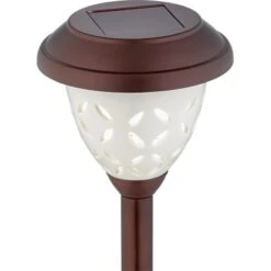 LED-Solarspieß Pirenta Blatt Braun -Angebote Licht Welt Store 720344 3299 2