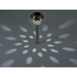 LED-Solarspieß Pirenta Tropfen Edelstahl