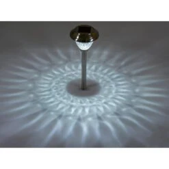 LED-Solarspieß Villore Edelstahl