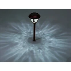 LED-Solarspieß Villore Braun